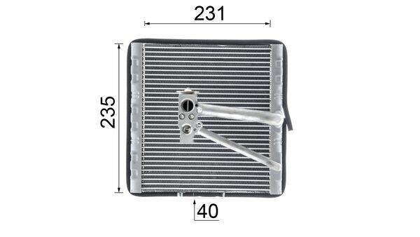 Evaporateur climatisation MAHLE Aftermarket ref. AE 93 000P