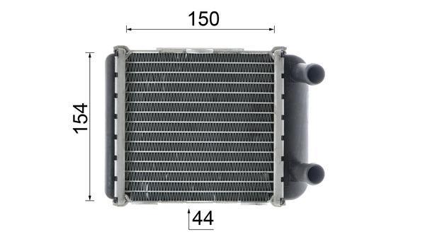 Radiateur moteur (Radiateur de refroidissement) MAHLE Aftermarket CR 1399 000P