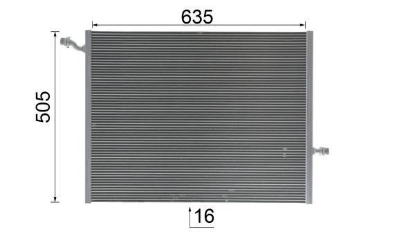 Radiateur moteur (Radiateur de refroidissement) MAHLE Aftermarket CR 2099 000P