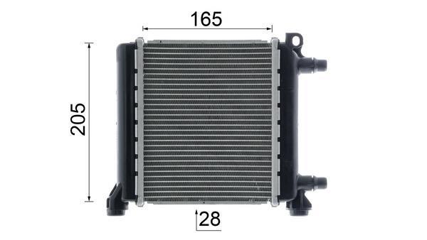 Radiateur moteur (Radiateur de refroidissement) MAHLE Aftermarket CR 2596 000P