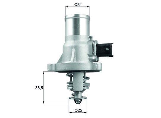 Thermostat d'eau (Calorstat) MAHLE Aftermarket ref. TM 41 105