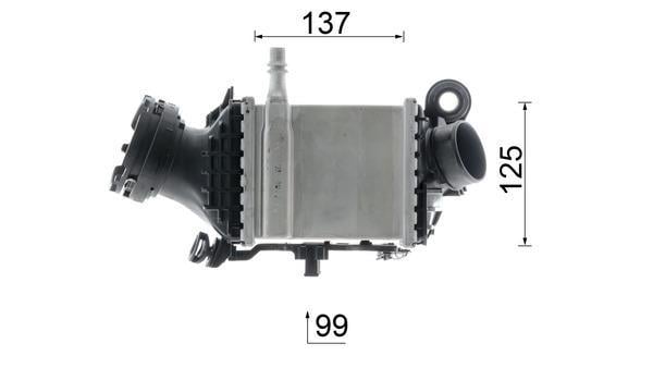 Intercooler, échangeur (Refroidisseur d'air) MAHLE Aftermarket ref. CI 659 000P