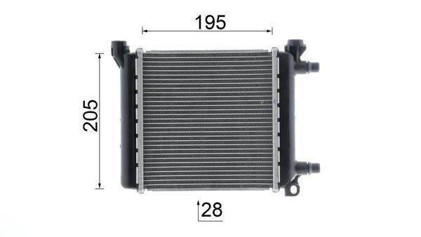 Radiateur moteur (Radiateur de refroidissement) MAHLE Aftermarket CR 2642 000P