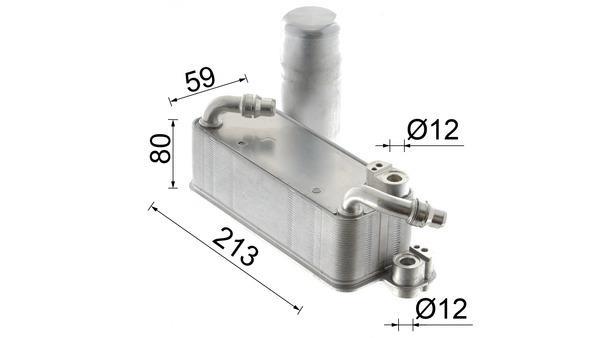 Condenseur, climatisation (Radiateur de climatisation) MAHLE Aftermarket ref. AC 1125 000P