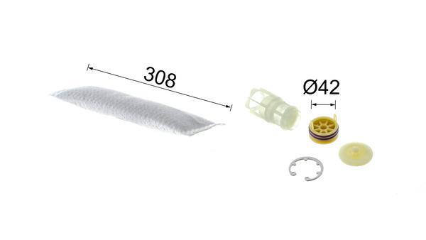 Filtre déshydrateur du circuit de climatisation MAHLE Aftermarket AD 318 000P