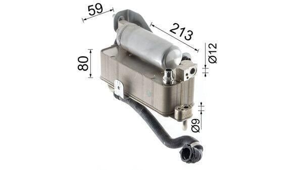 Condenseur, climatisation (Radiateur de climatisation) MAHLE Aftermarket ref. AC 1130 000P