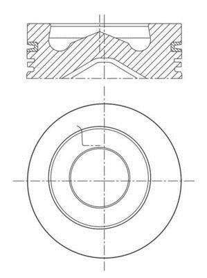 Piston MAHLE Aftermarket ref. 099 PI 00138 000