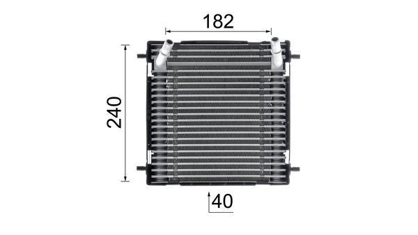 Radiateur d'huile moteur (Refroidisseur d'huile moteur) MAHLE Aftermarket CLC 289 000P