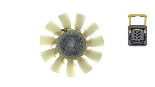 Ventilateur de refroidissement du moteur (Motoventilateur) MAHLE Aftermarket CFF 507 000P