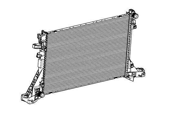 Radiateur moteur (Radiateur de refroidissement) MAHLE Aftermarket CR 2724 000P