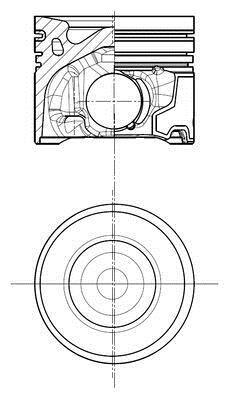 Pistón MAHLE Aftermarket ref. 039 PI 00139 001