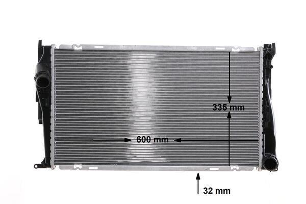 Radiateur moteur (Radiateur de refroidissement) MAHLE Aftermarket CR 1162 000S