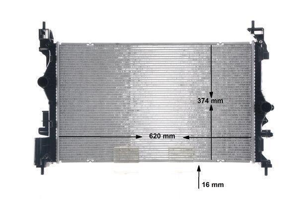 Radiateur moteur (Radiateur de refroidissement) MAHLE Aftermarket CR 1198 000S