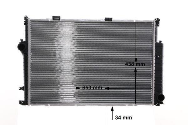 Radiateur moteur (Radiateur de refroidissement) MAHLE Aftermarket ref. CR 287 000S