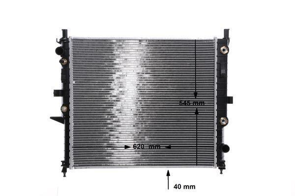 Radiateur moteur (Radiateur de refroidissement) MAHLE Aftermarket CR 551 000S