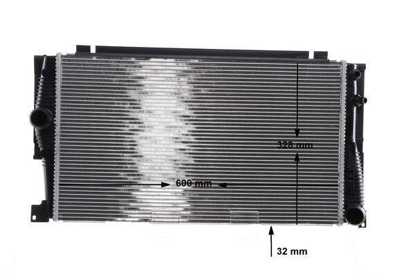 Radiateur moteur (Radiateur de refroidissement) MAHLE Aftermarket CR 775 001S