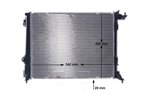 Radiateur moteur (Radiateur de refroidissement) MAHLE Aftermarket ref. CR 1698 000S