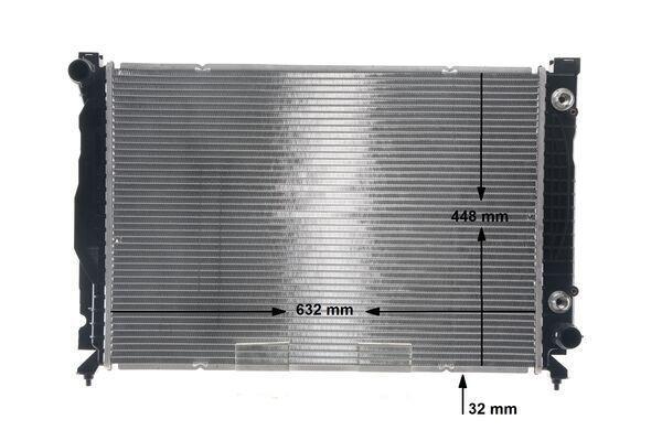 Radiateur moteur (Radiateur de refroidissement) MAHLE Aftermarket CR 807 000S