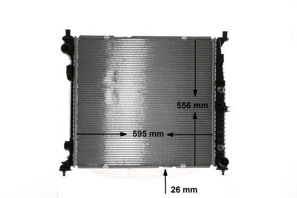 Radiateur moteur (Radiateur de refroidissement) MAHLE Aftermarket ref. CR 1906 000S