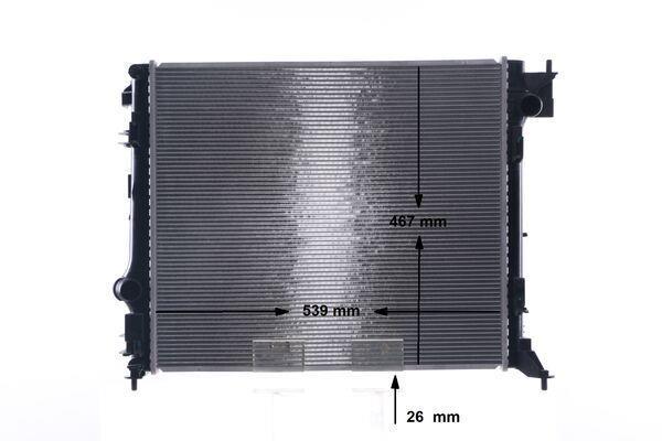Radiateur moteur (Radiateur de refroidissement) MAHLE Aftermarket ref. CR 1967 000S