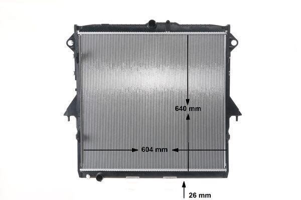 Radiateur moteur (Radiateur de refroidissement) MAHLE Aftermarket CR 2234 000S