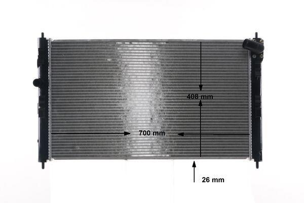 Radiateur moteur (Radiateur de refroidissement) MAHLE Aftermarket CR 2239 000S