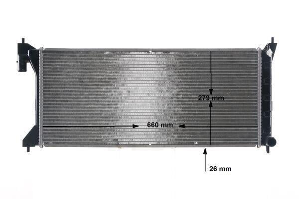 Radiateur moteur (Radiateur de refroidissement) MAHLE Aftermarket ref. CR 2245 000S