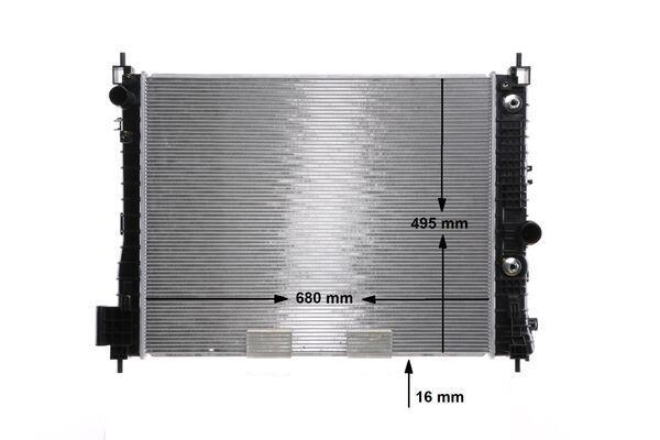 Radiateur moteur (Radiateur de refroidissement) MAHLE Aftermarket CR 2263 000S