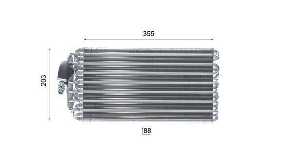 Evaporateur climatisation MAHLE Aftermarket ref. AE 42 000S