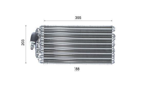 Evaporateur climatisation MAHLE Aftermarket ref. AE 42 000S
