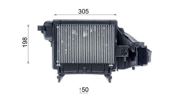 Evaporateur climatisation MAHLE Aftermarket AE 205 000P