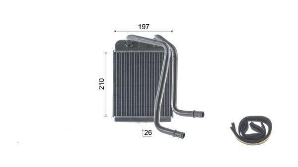 Radiateur de chauffage MAHLE Aftermarket ref. AH 332 000S