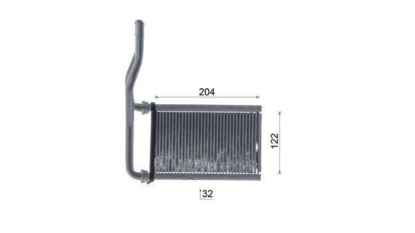 Radiateur de chauffage MAHLE Aftermarket ref. AH 342 000S