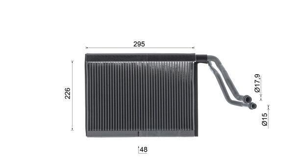 Evaporateur climatisation MAHLE Aftermarket ref. AE 226 000S