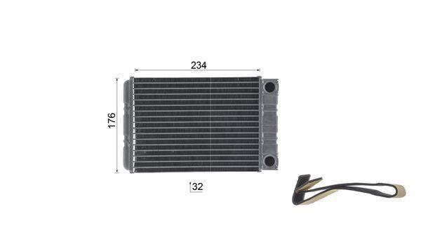 Radiateur de chauffage MAHLE Aftermarket ref. AH 77 000S