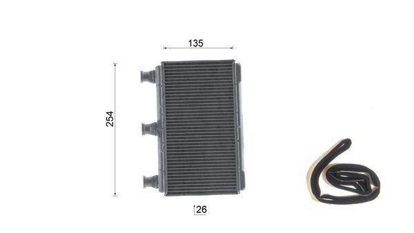 Radiateur de chauffage MAHLE Aftermarket ref. AH 115 000S