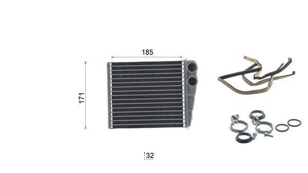 Radiateur de chauffage MAHLE Aftermarket ref. AH 321 000S