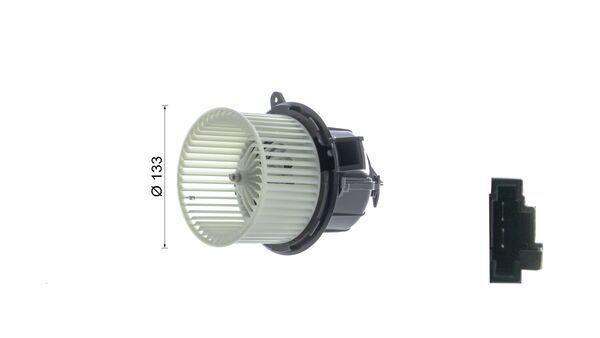 Ventilador habitáculo MAHLE Aftermarket ref. AB 341 000P