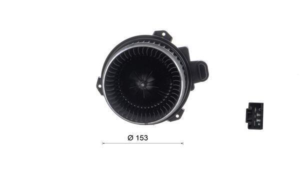 Pulseur d'air habitacle (Ventilateur habitacle) MAHLE Aftermarket ref. AB 381 000S