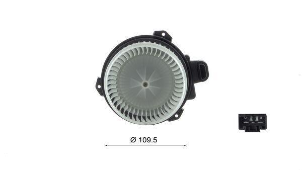 Pulseur d'air habitacle (Ventilateur habitacle) MAHLE Aftermarket ref. AB 382 000S