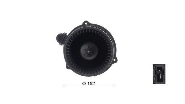 Ventilador habitáculo MAHLE Aftermarket ref. AB 384 000S