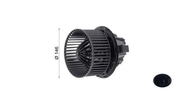 Pulseur d'air habitacle (Ventilateur habitacle) MAHLE Aftermarket ref. AB 397 000S