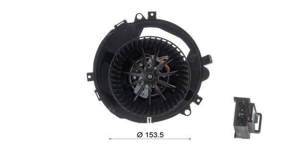 Pulseur d'air habitacle (Ventilateur habitacle) MAHLE Aftermarket ref. AB 402 000S