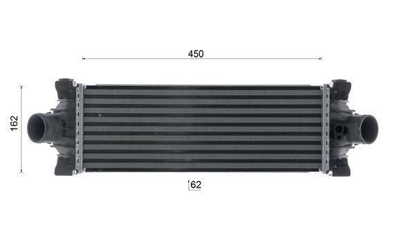 Intercooler, échangeur (Refroidisseur d'air) MAHLE Aftermarket ref. CI 681 000S