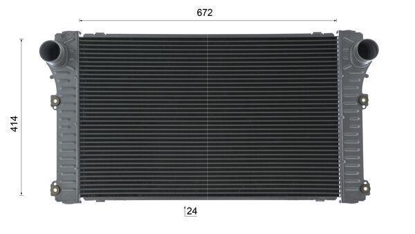 Intercooler, échangeur (Refroidisseur d'air) MAHLE Aftermarket ref. CI 682 000S