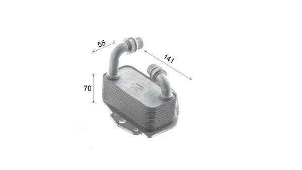 Radiateur d'huile moteur (Refroidisseur d'huile moteur) MAHLE Aftermarket ref. CLC 356 000S