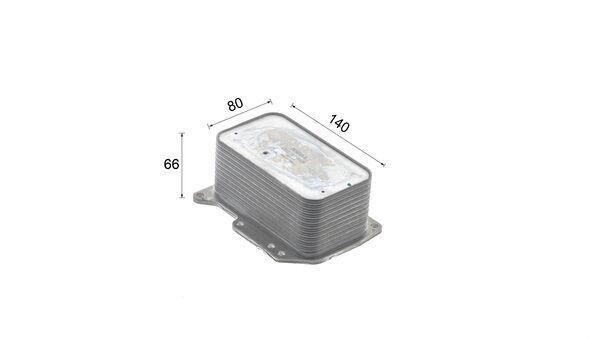 Radiateur d'huile moteur (Refroidisseur d'huile moteur) MAHLE Aftermarket ref. CLC 361 000S