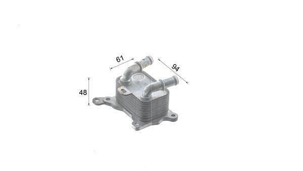 Radiateur d'huile moteur (Refroidisseur d'huile moteur) MAHLE Aftermarket ref. CLC 364 000S