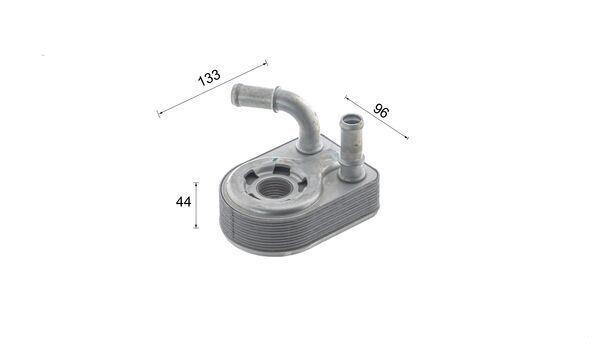 Radiateur d'huile moteur (Refroidisseur d'huile moteur) MAHLE Aftermarket ref. CLC 367 000S