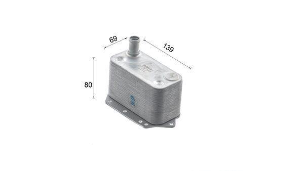 Radiateur d'huile moteur (Refroidisseur d'huile moteur) MAHLE Aftermarket CLC 354 000S